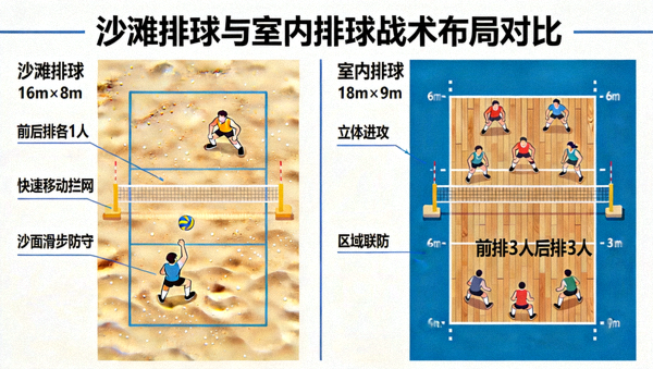 排球联赛扣球拦网攻防战术对抗